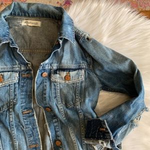 Madewell Distressed Jean Jacket